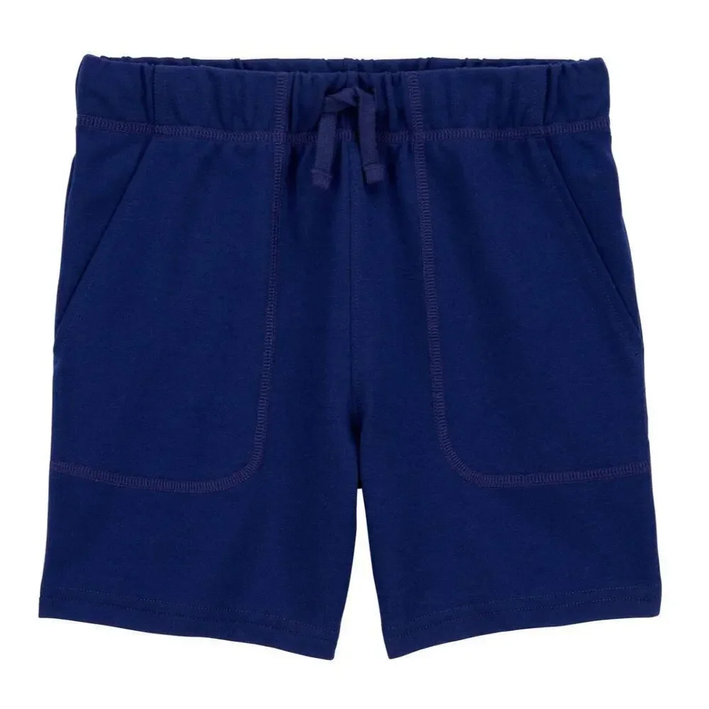 Carter's Kid Pull-On Cotton Shorts in Navy​​​​